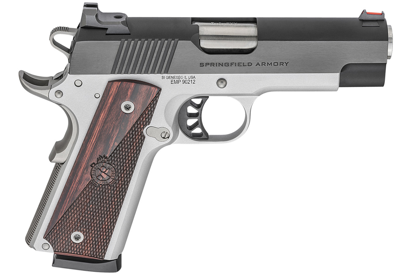 SPRINGFIELD 1911 Ronin EMP 9mm Pistol with Wood Grips and 4 Inch Barrel