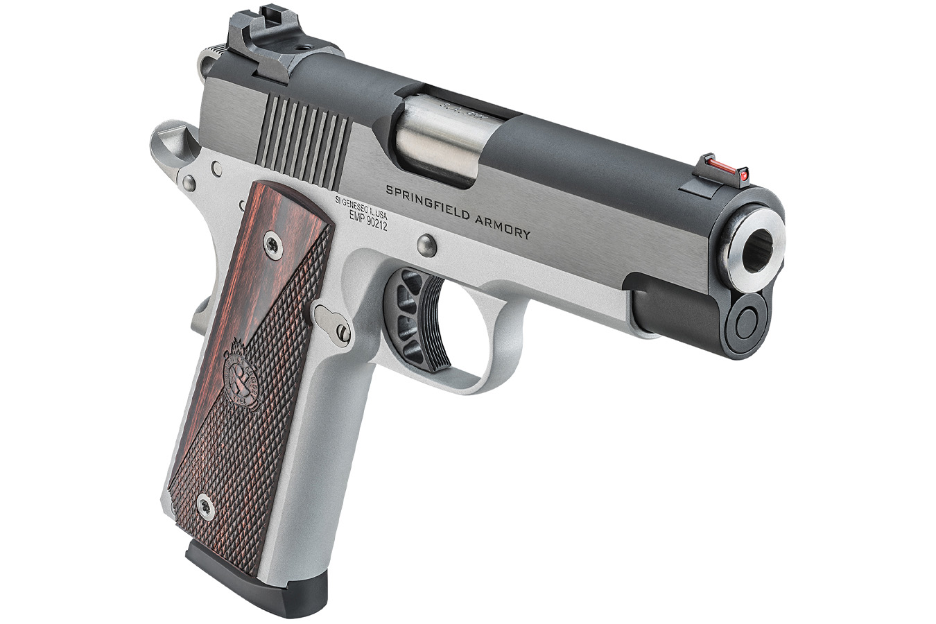 SPRINGFIELD 1911 Ronin EMP 9mm Pistol with Wood Grips and 4 Inch Barrel