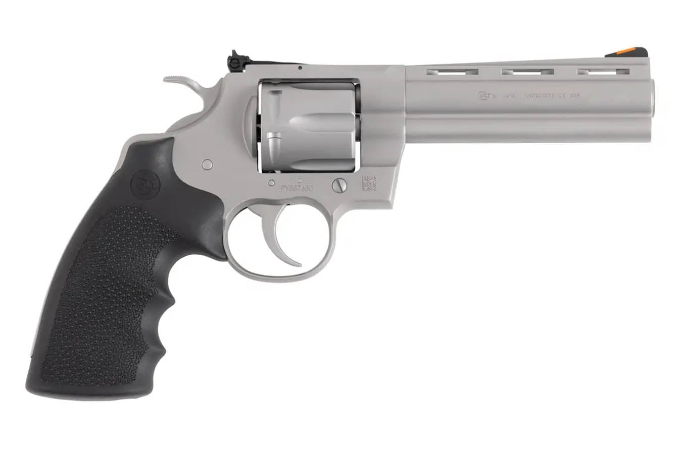 COLT Python 357 Magnum DA/SA Revolver with Matte Stainless Finish and 5 Inch Barrel