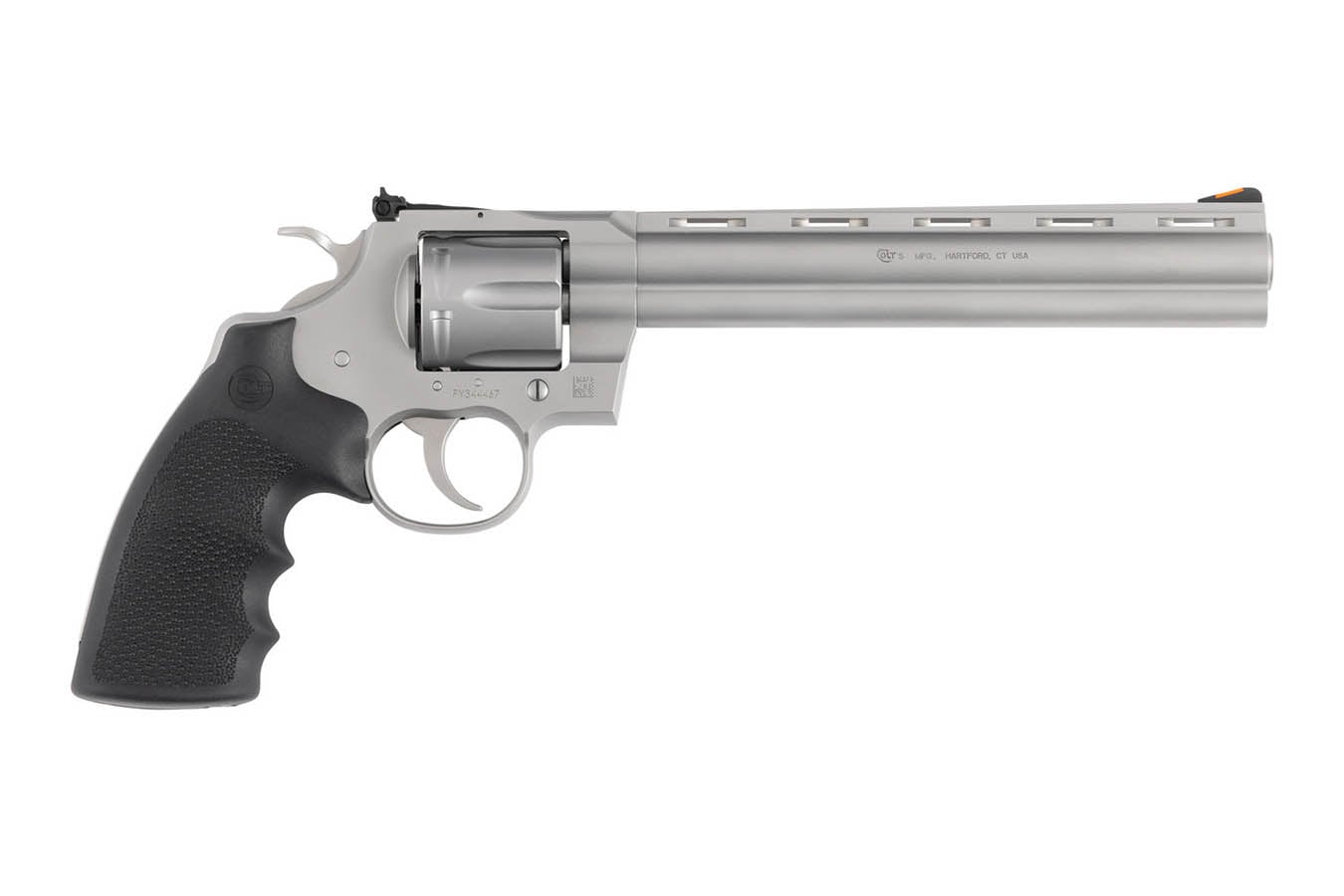 COLT Python 357 Magnum DA/SA Revolver with Matte Stainless Finish and 8 Inch Barrel