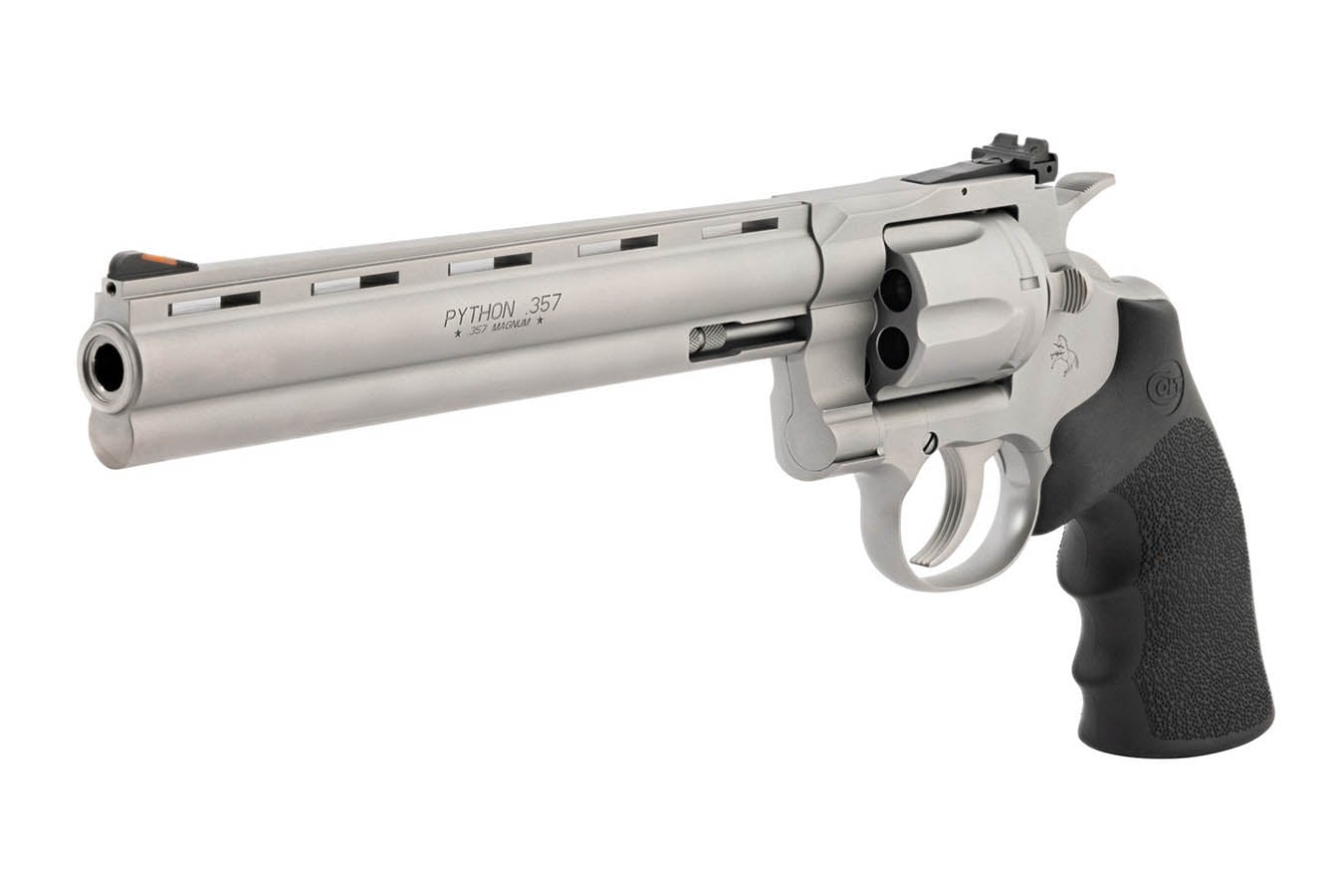 COLT Python 357 Magnum DA/SA Revolver with Matte Stainless Finish and 8 Inch Barrel