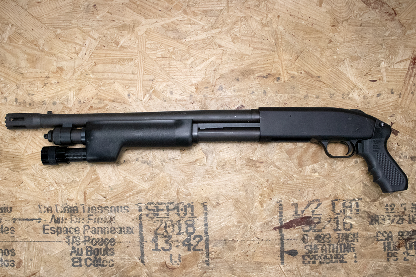 MOSSBERG Model 500A 12 Gauge Police Trade-in Shotgun with Light