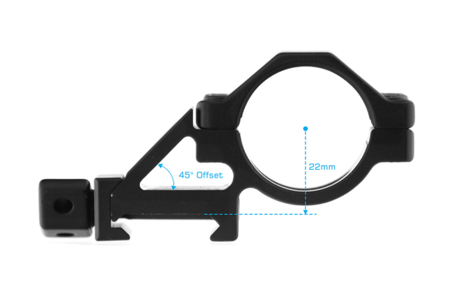 LEAPERS UTG Picatinny Offset Ring Mount