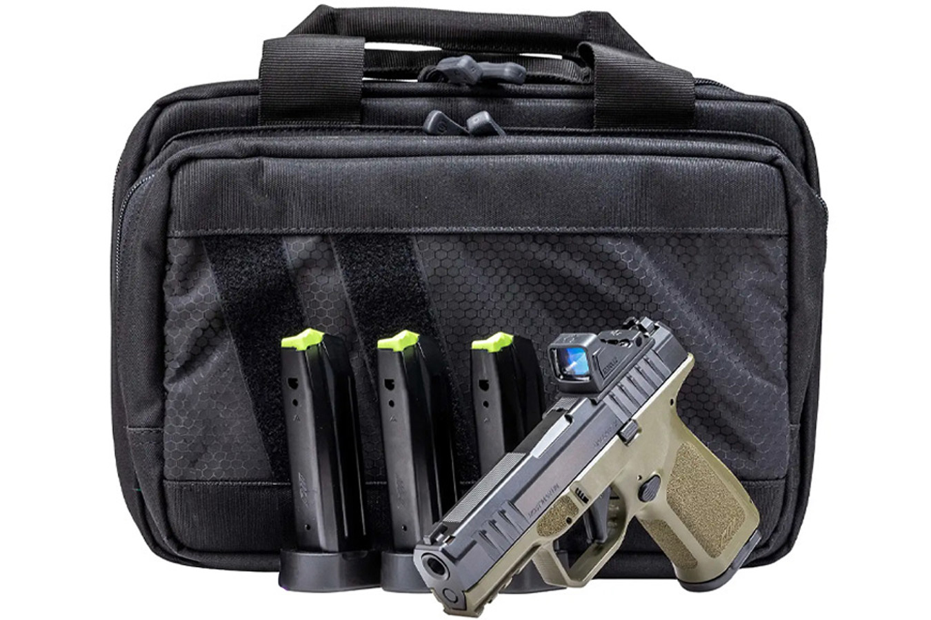 ROST MARTIN RM1C 9mm Optic Ready ODG Pistol with Viridian RFX Red Dot, 4 Mags and Savior Bag