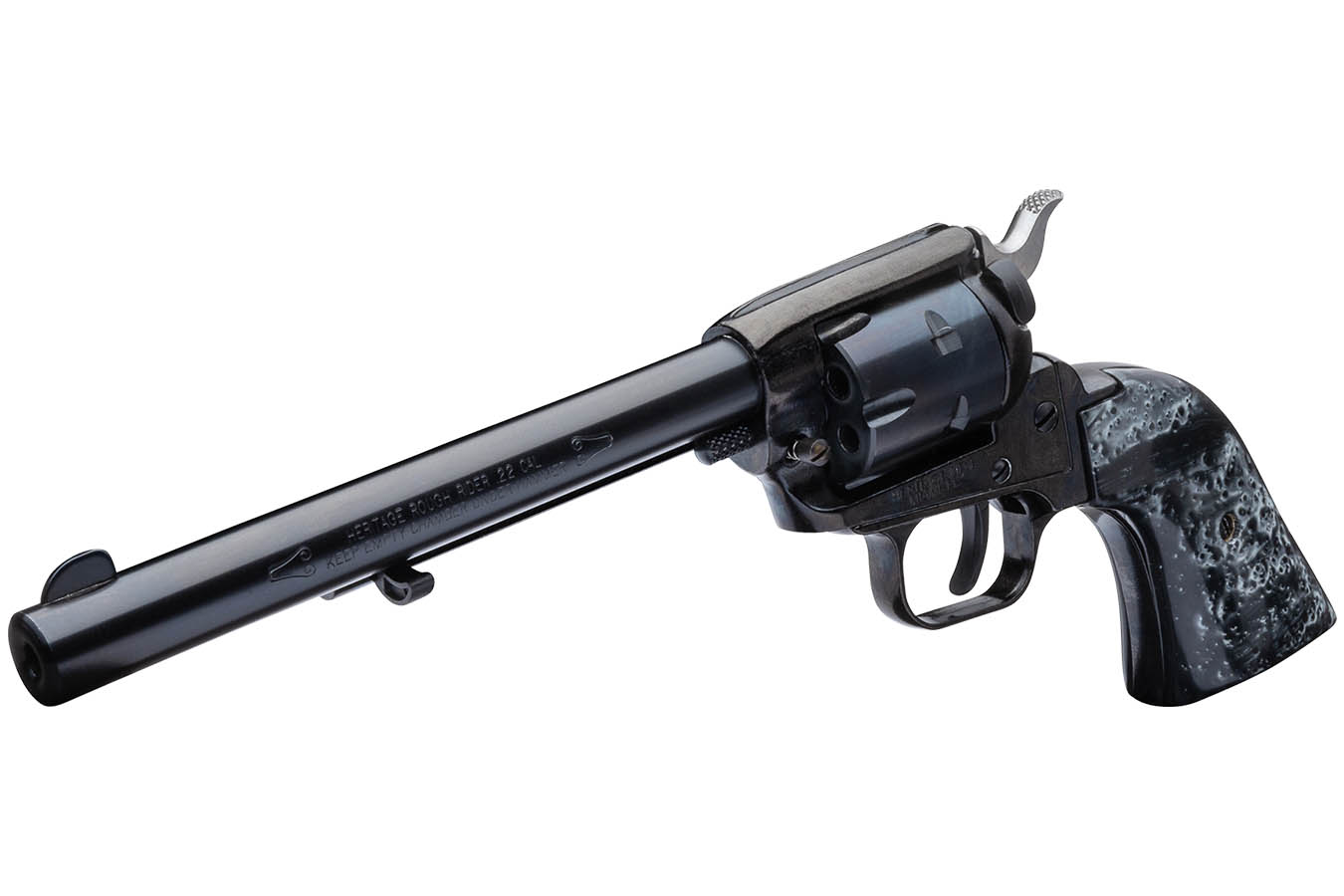 HERITAGE Rough Rider 22LR Rimfire Revolver with Black Pearl Grips