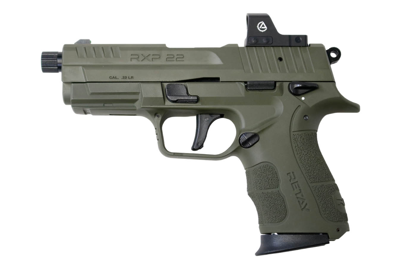 RETAY USA RXP22 22LR Semi-Auto Pistol w/ OD Green Finish and Aegis Sentinel Red-Dot