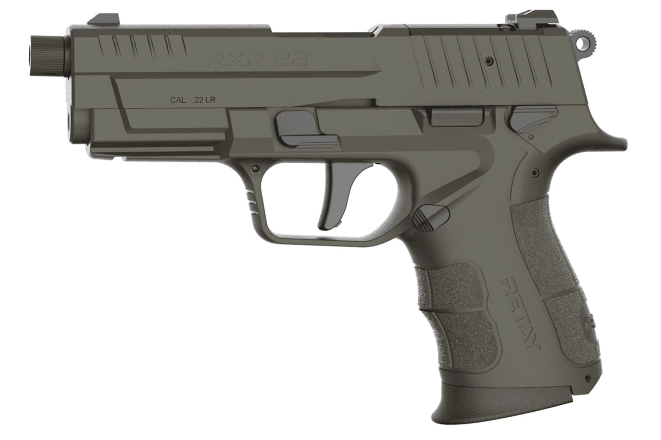 RETAY USA RXP22 22LR OD Green Semi-Auto Pistol w/ Threaded Barrel