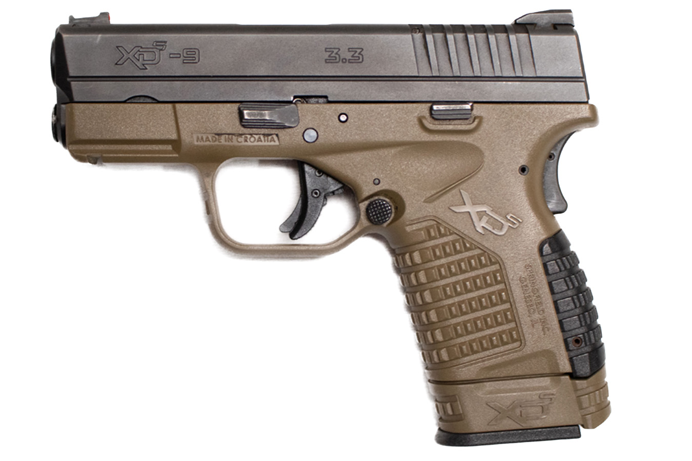 SPRINGFIELD XDS-9 3.3 9mm Trade-In Pistol with FDE Frame