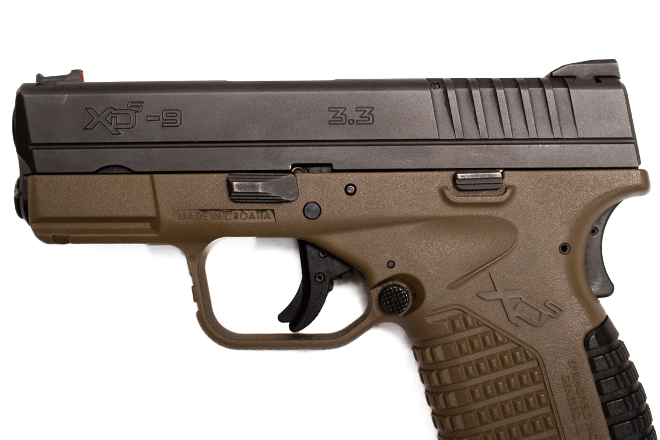 SPRINGFIELD XDS-9 3.3 9mm Trade-In Pistol with FDE Frame