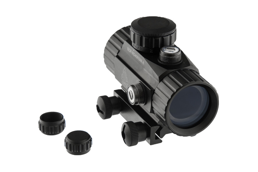 LEAPERS UTG 3.8in ITA Red/Green CQB Dot Sight with Integral Mount