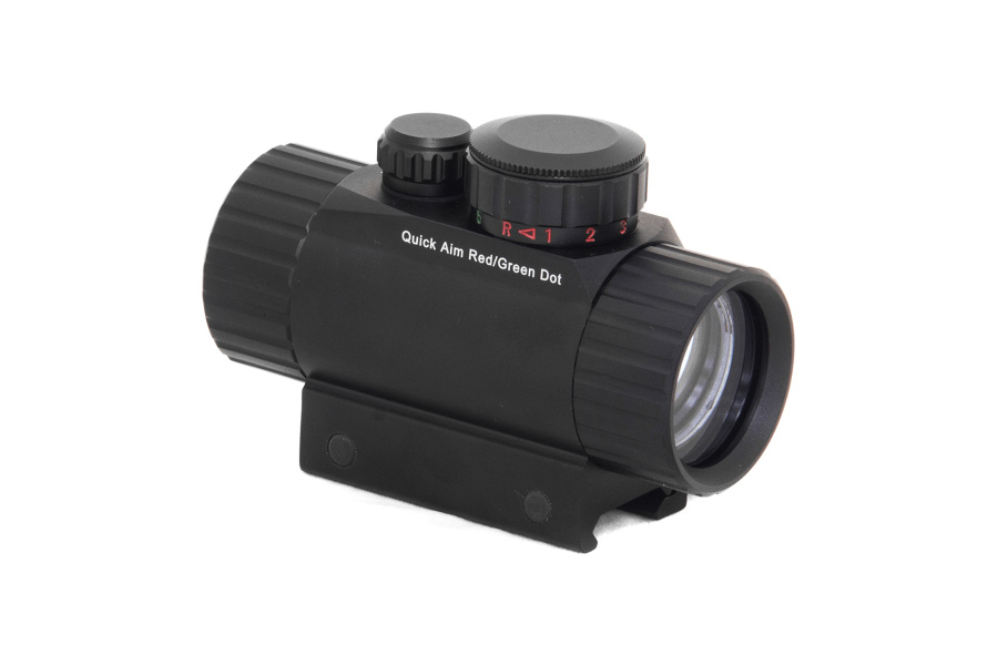 LEAPERS UTG 3.8in ITA Red/Green CQB Dot Sight with Integral Mount