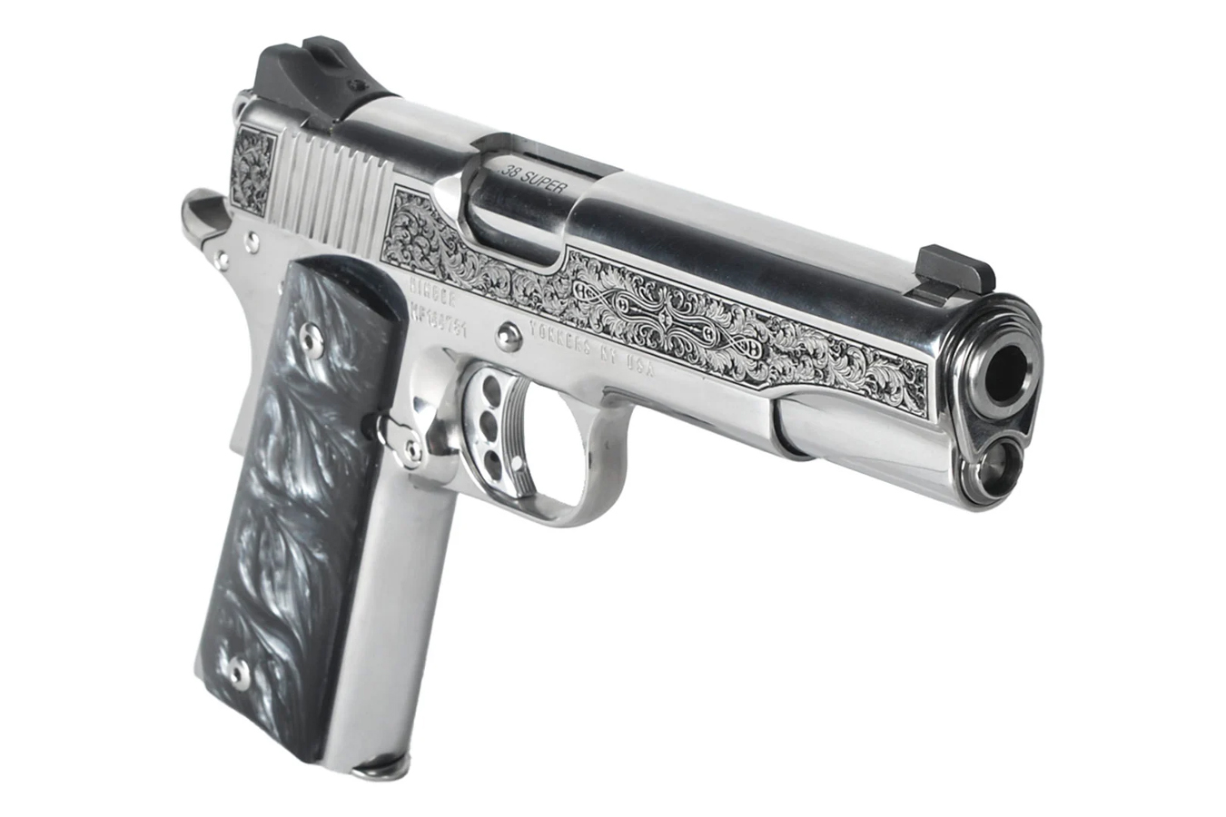 KIMBER 1911 STS II German Scroll 38 Super Semi-Auto Pistol