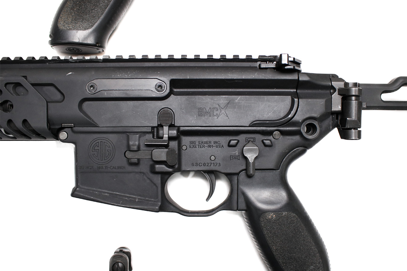 SIG SAUER MCX 5.56 NATO Police Trade-In Short Barreled Rifles with 8.5 Inch Barrel and Folding Stock (Magazine Not Included)