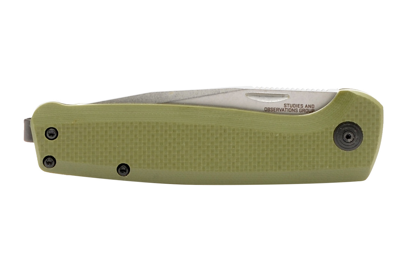 SOG SPECIALTY KNIVES Terminus SJ Folding Pocket Knife - Olive Drab Green