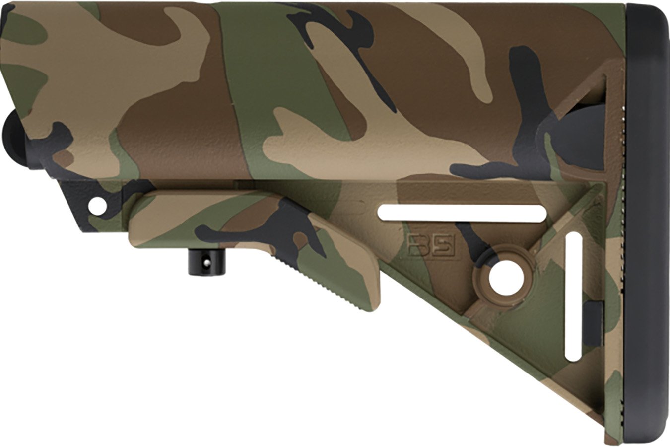 B5 SYSTEMS Enhanced SOPMOD Woodland Camo Polymer Fits AR-15