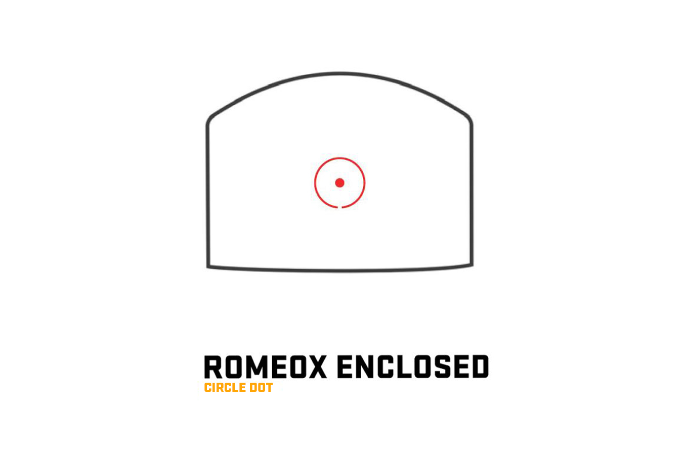 SIG SAUER ROMEO-X Enclosed Compact Circle-Dot Sight