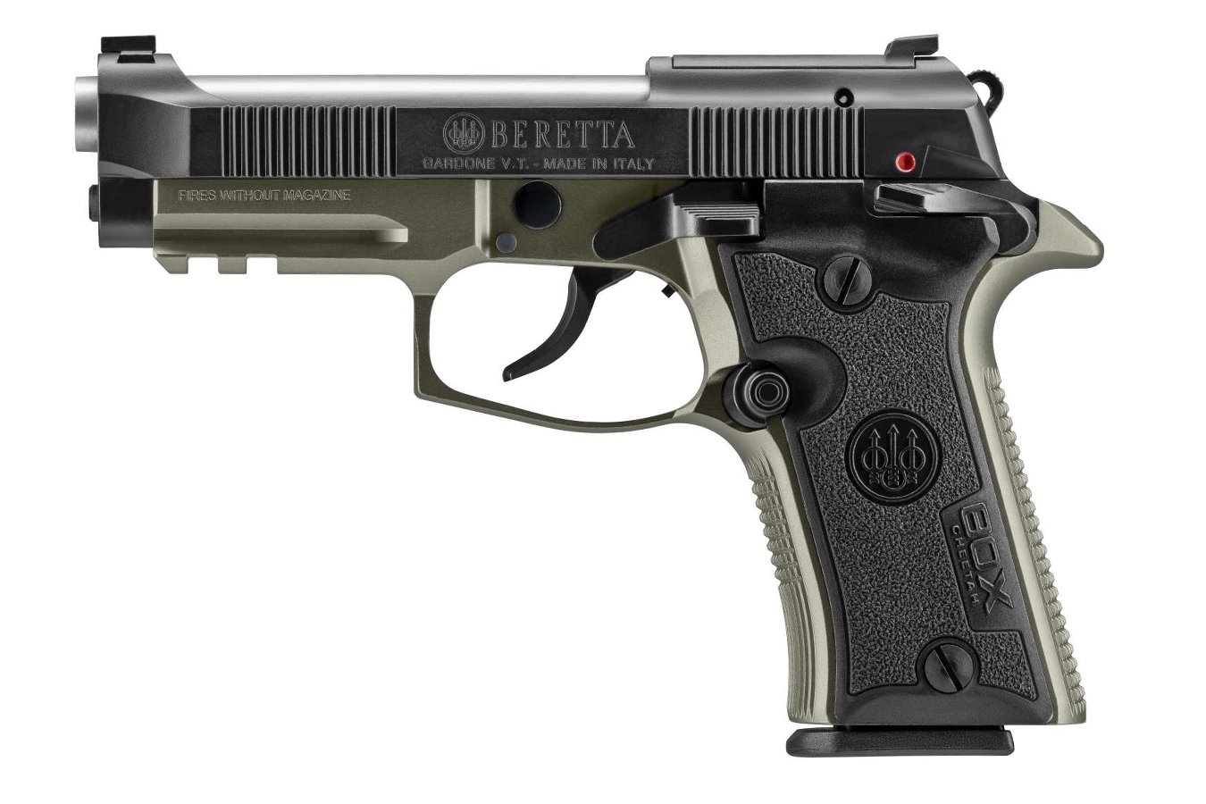 Beretta 80X Cheetah 380 ACP Limited Edition Green with Case and Two ...