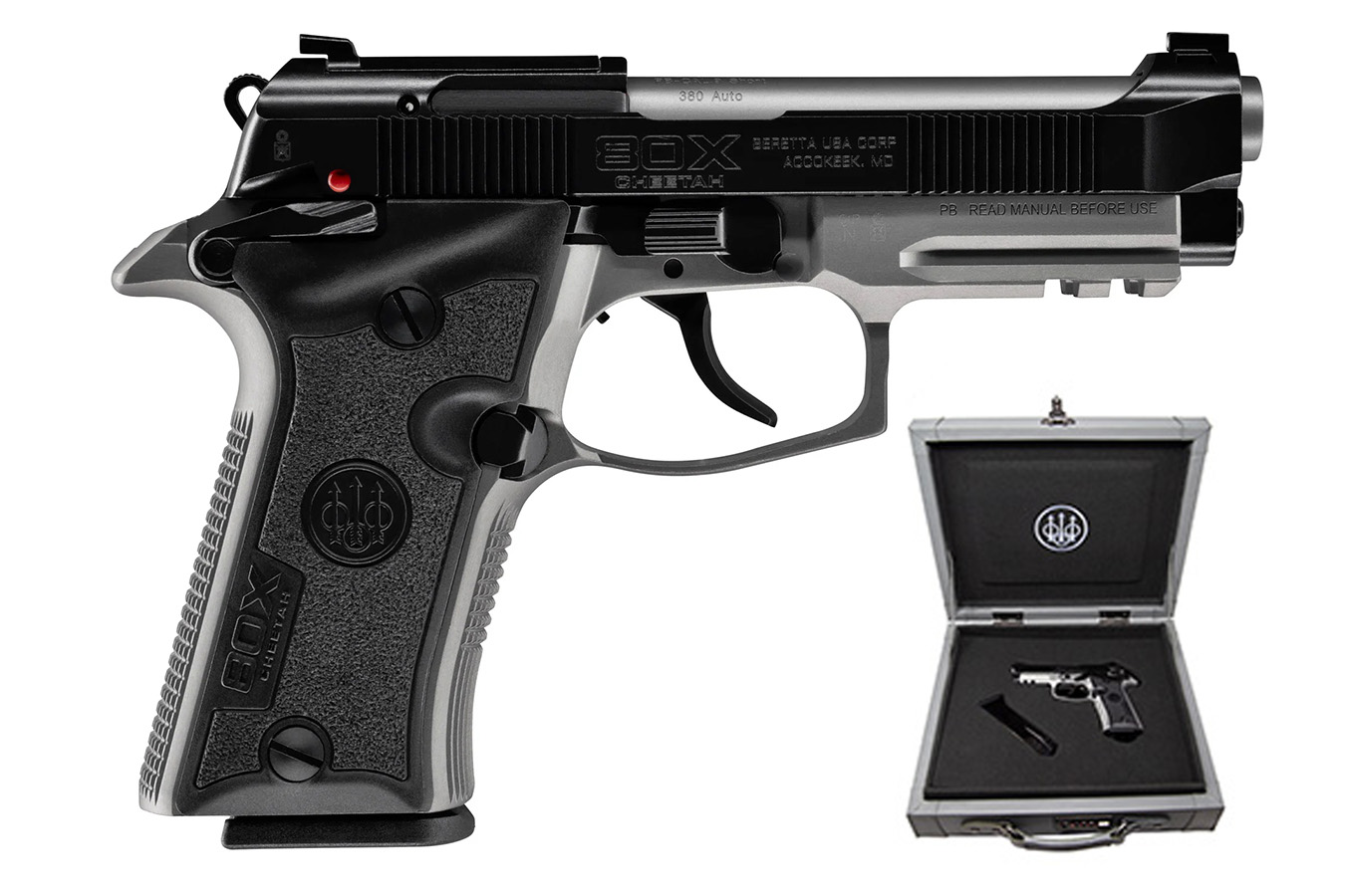 BERETTA 80X Cheetah Gray Edition 380 ACP Optic Ready Pistol