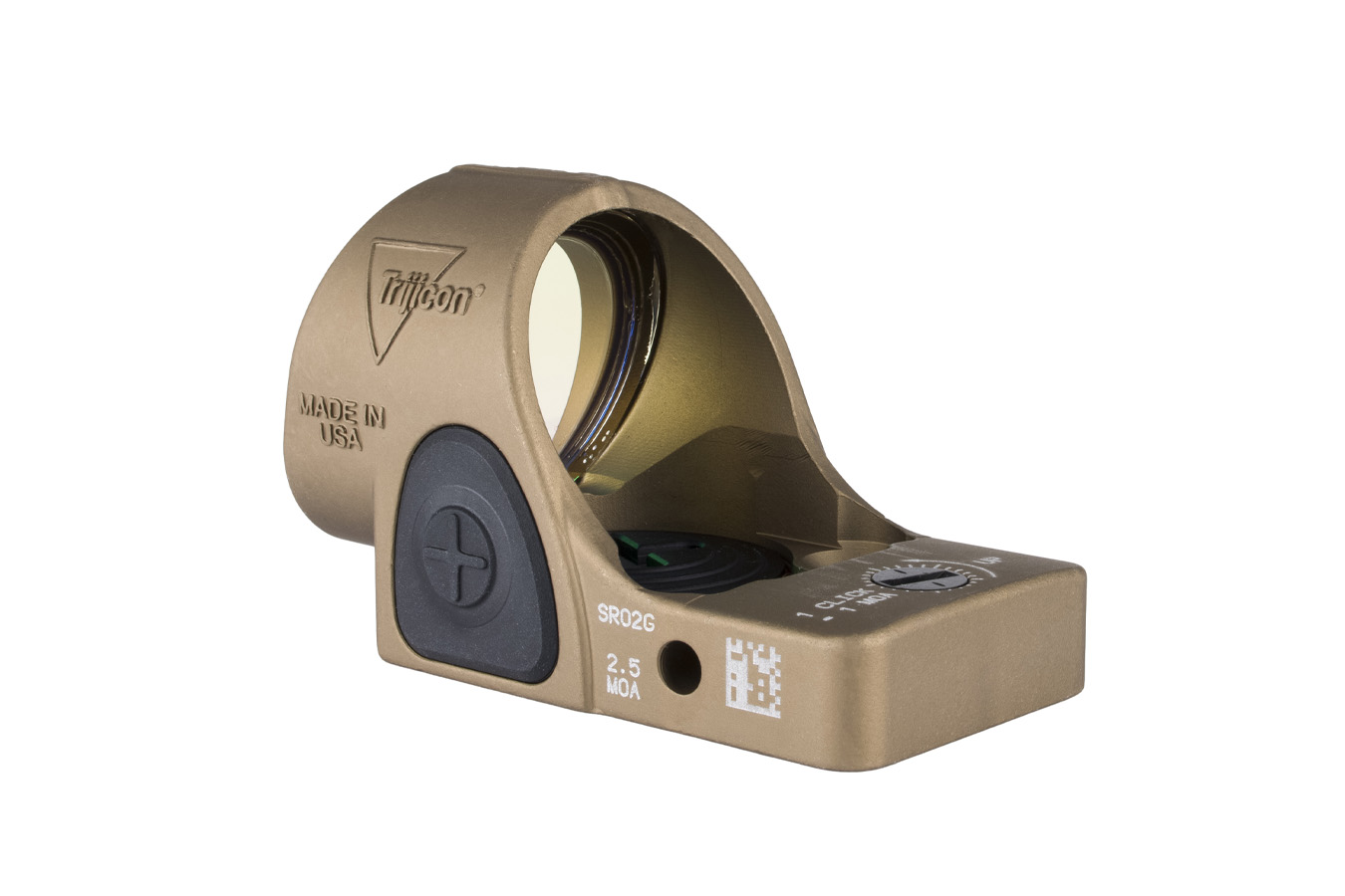 TRIJICON SRO Adjustable 2.5 MOA Green Dot Sight with Coyote Brown Finish