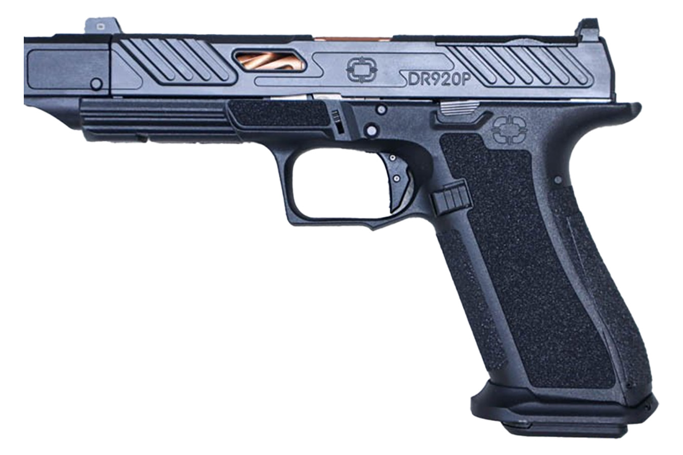SHADOW SYSTEMS DR920P Elite 9mm Optic Reay Pistol with Spiral Fluted Bronze Barrel