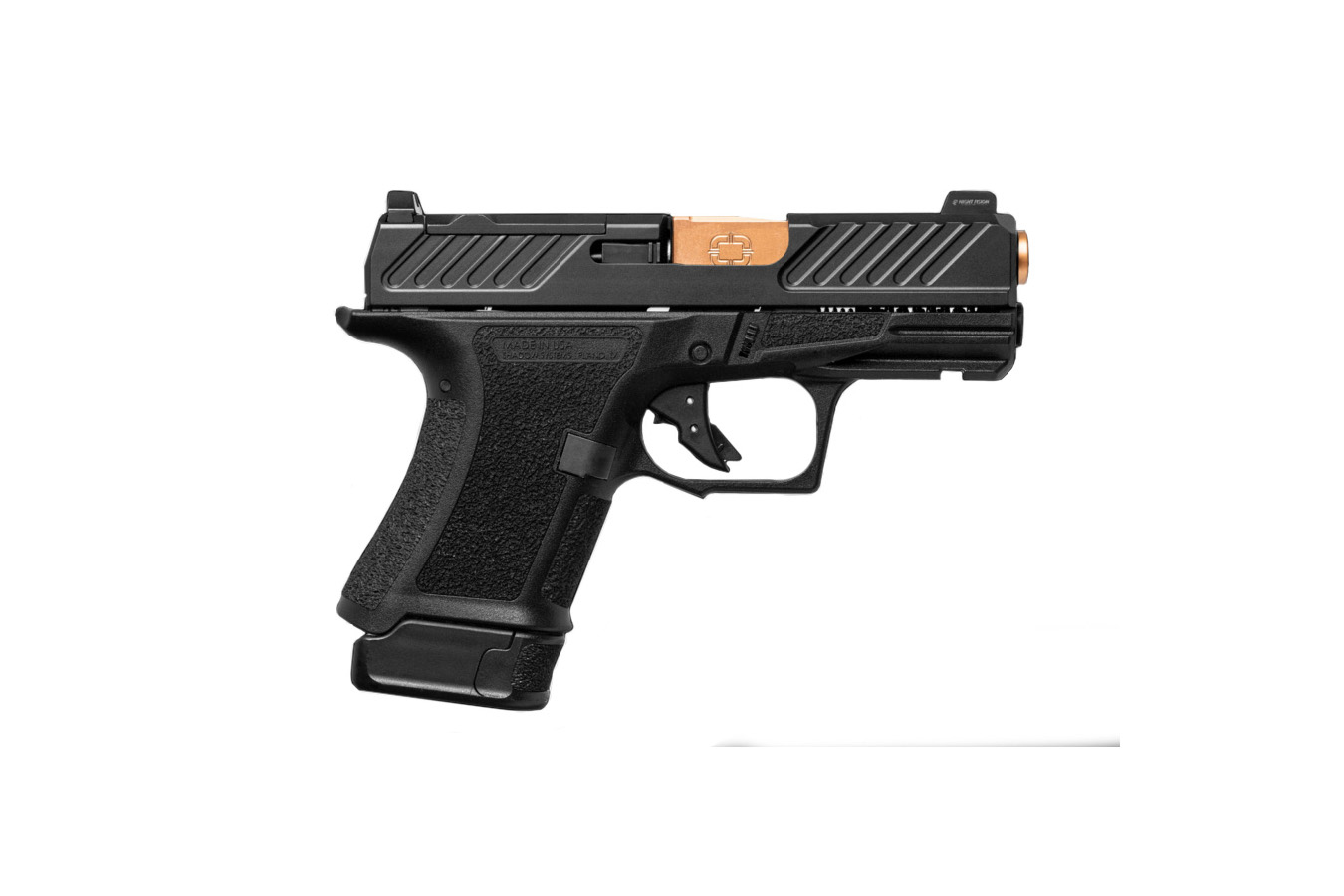 SHADOW SYSTEMS CR920 Combat 9mm Optic Ready Pistol with Bronze Threaded Barrel