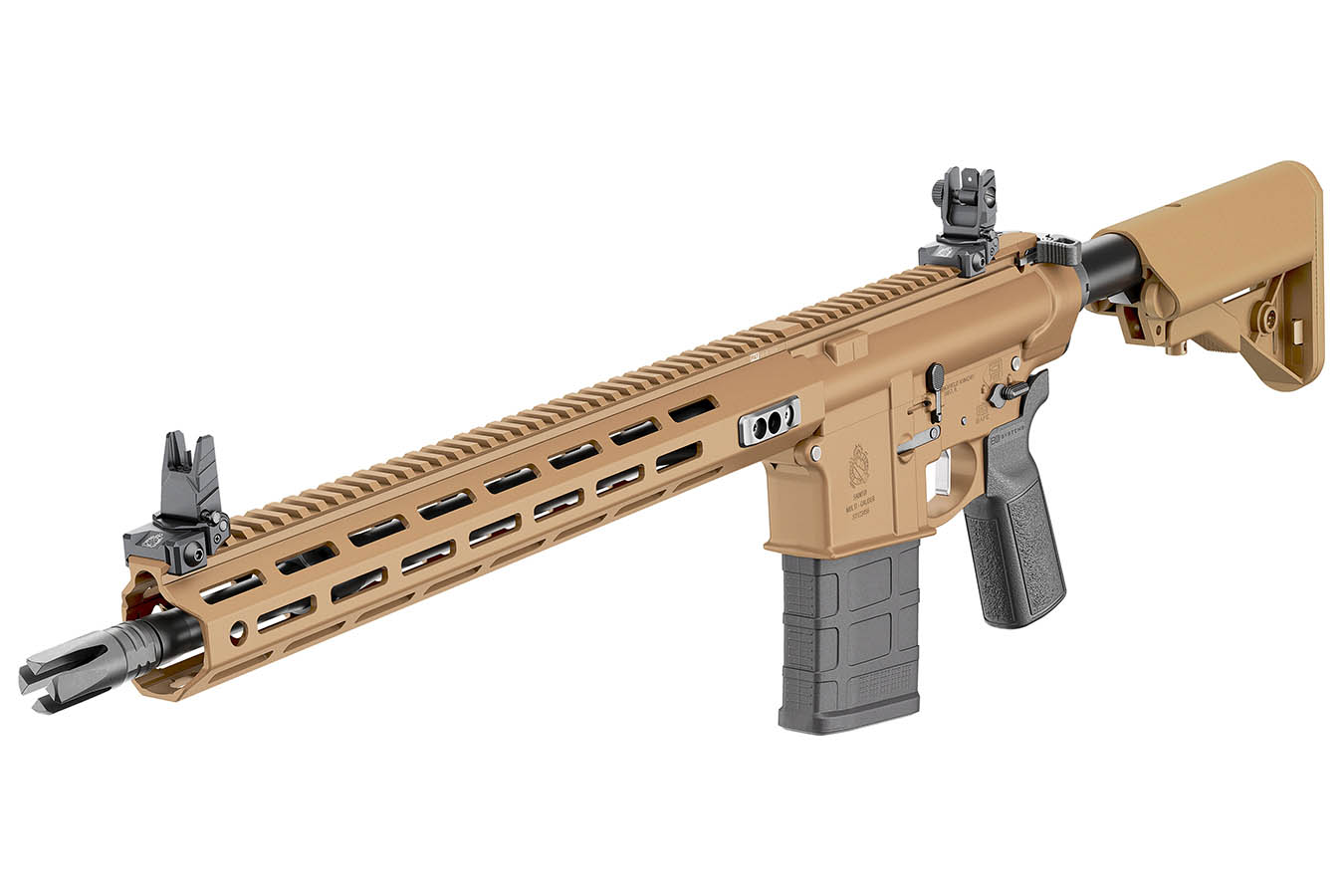 SPRINGFIELD SAINT Victor V2 308 Win Semi-Auto Rifle with Coyote Brown Cerakote Finish