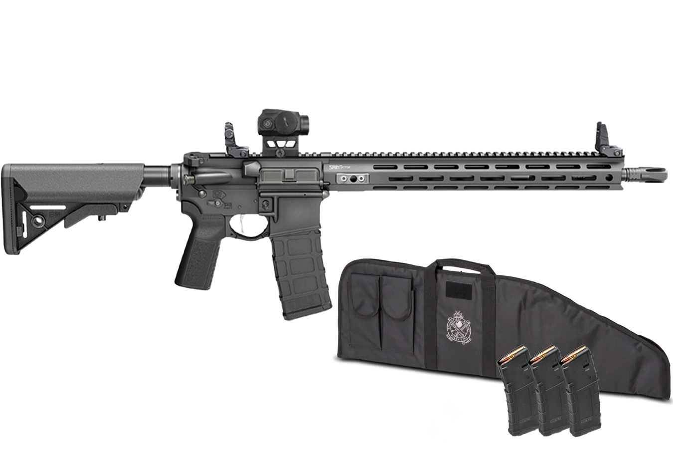 SPRINGFIELD Saint Victor 5.56 NATO Gear Pac with Viridian Venta Green Dot, Four Mags and Rifle Bag