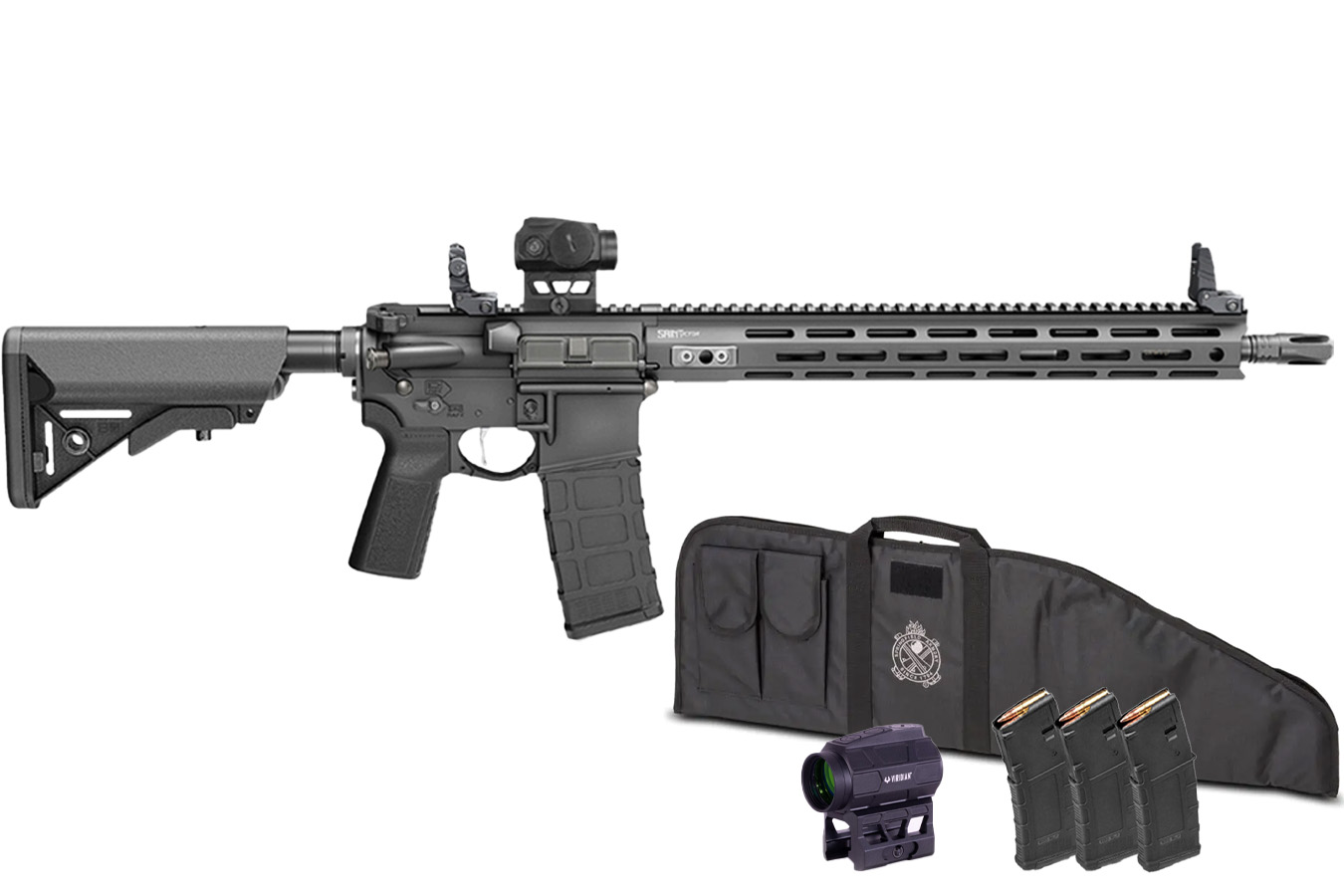 SPRINGFIELD Saint Victor 5.56 NATO Gear Pac with Viridian Venta Green Dot, Four Mags and Rifle Bag