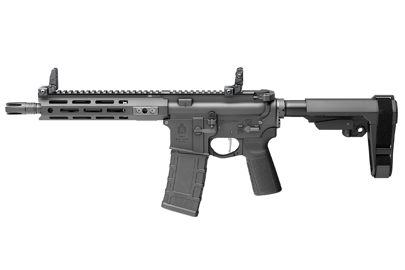 SPRINGFIELD SAINT Victor 300 Blackout Gear Pac Pistol with Viridian Green Dot, Four Mags and Range Bag