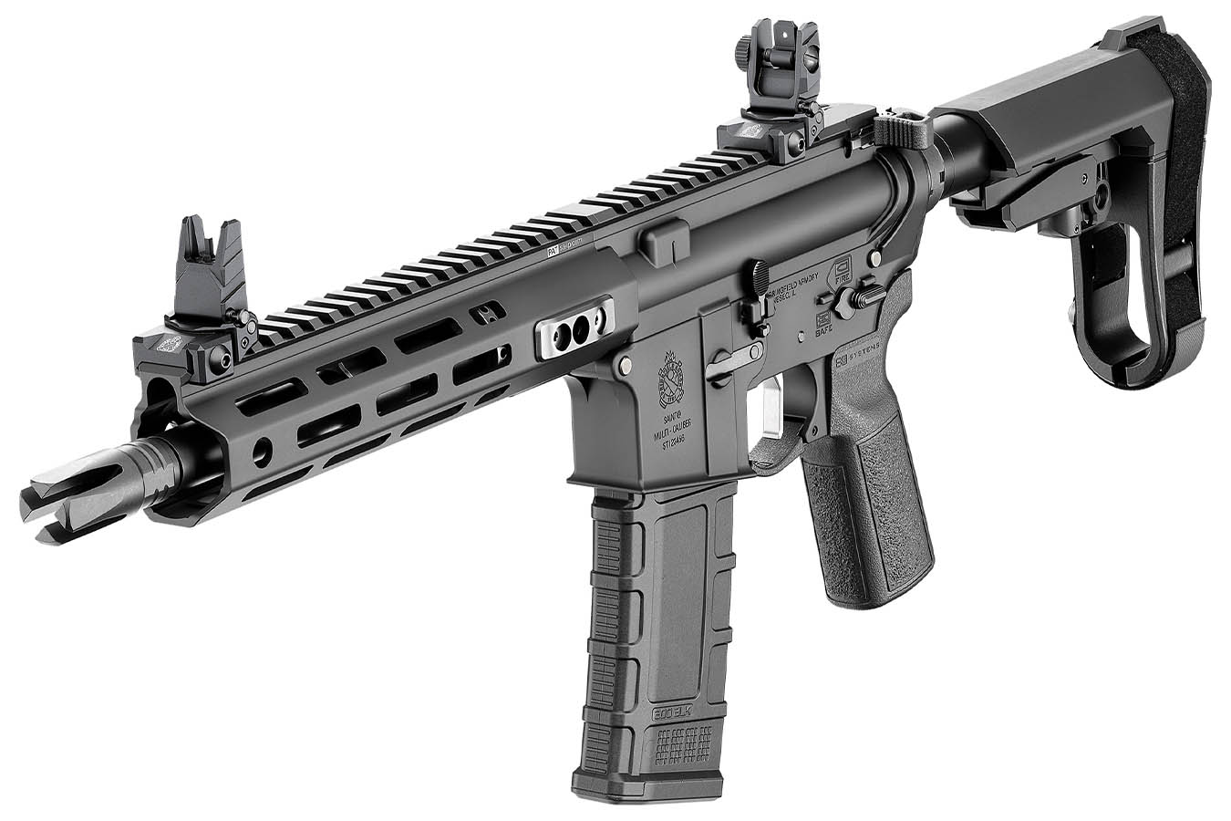 SPRINGFIELD SAINT Victor 300 Blackout Gear Pac Pistol with Viridian Green Dot, Four Mags and Range Bag