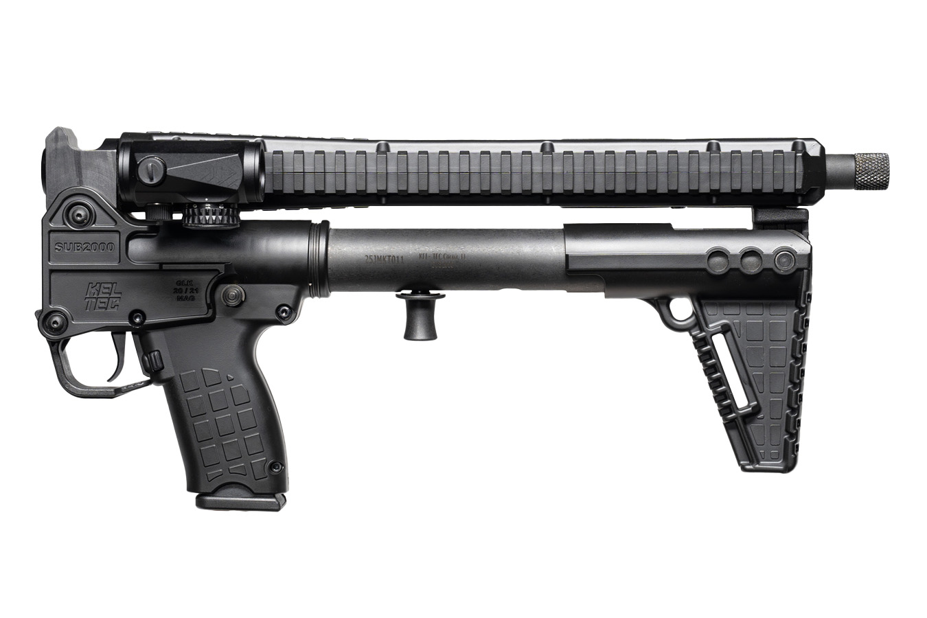 KELTEC  Sub 2000 Defender 10mm Semi-Automatic Rifle Gen 3 with Vortex Crossfire Red Dot and Magpul Angled Grip
