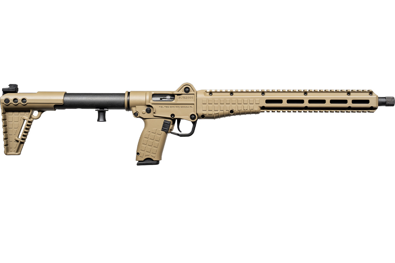 KELTEC SUB 2000 Gen3 10mm Semi-Auto Rifle with FDE Finish (Glock Mag Config)