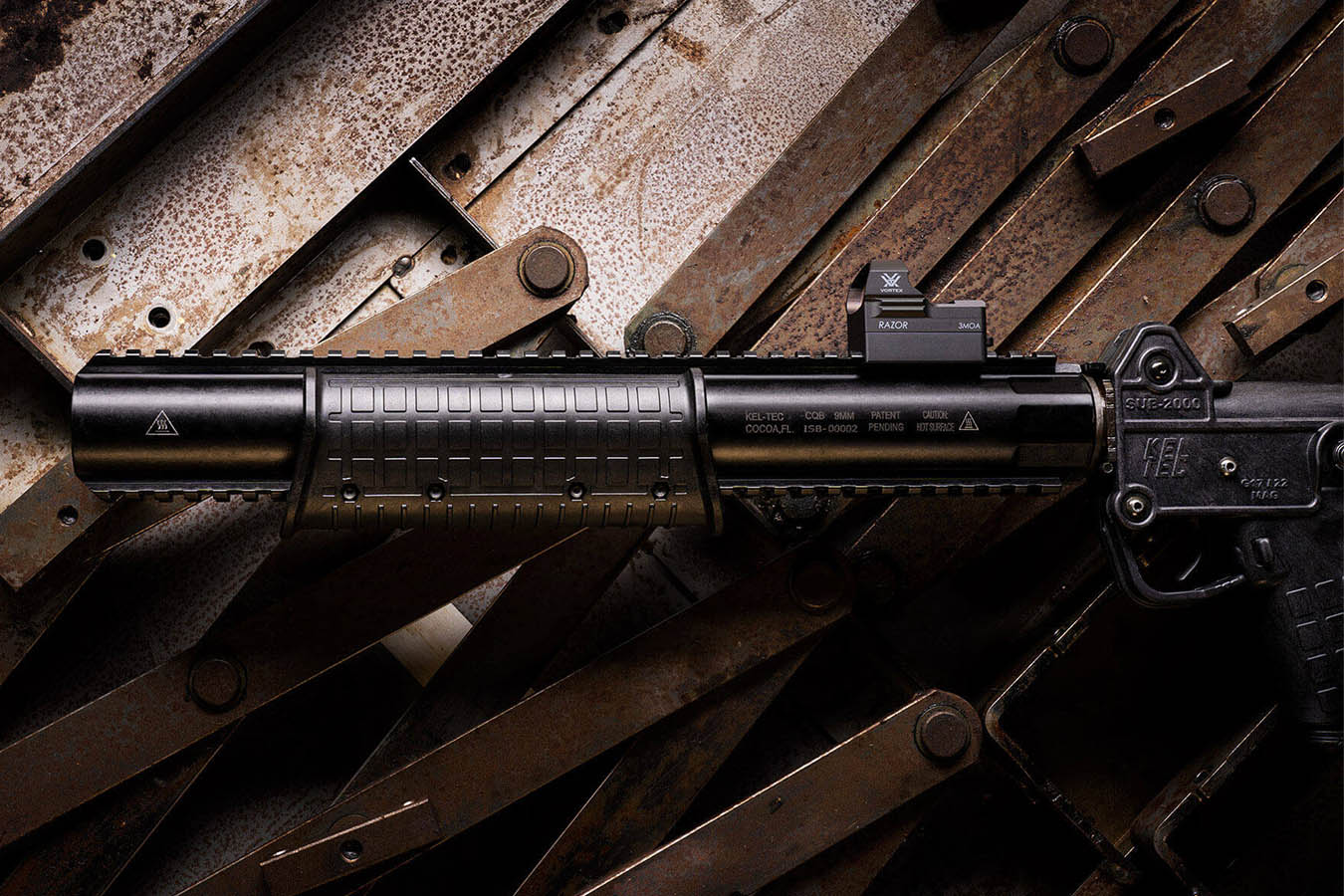 KELTEC SUB CQB 9mm Integrally Suppressed Folding Rifle