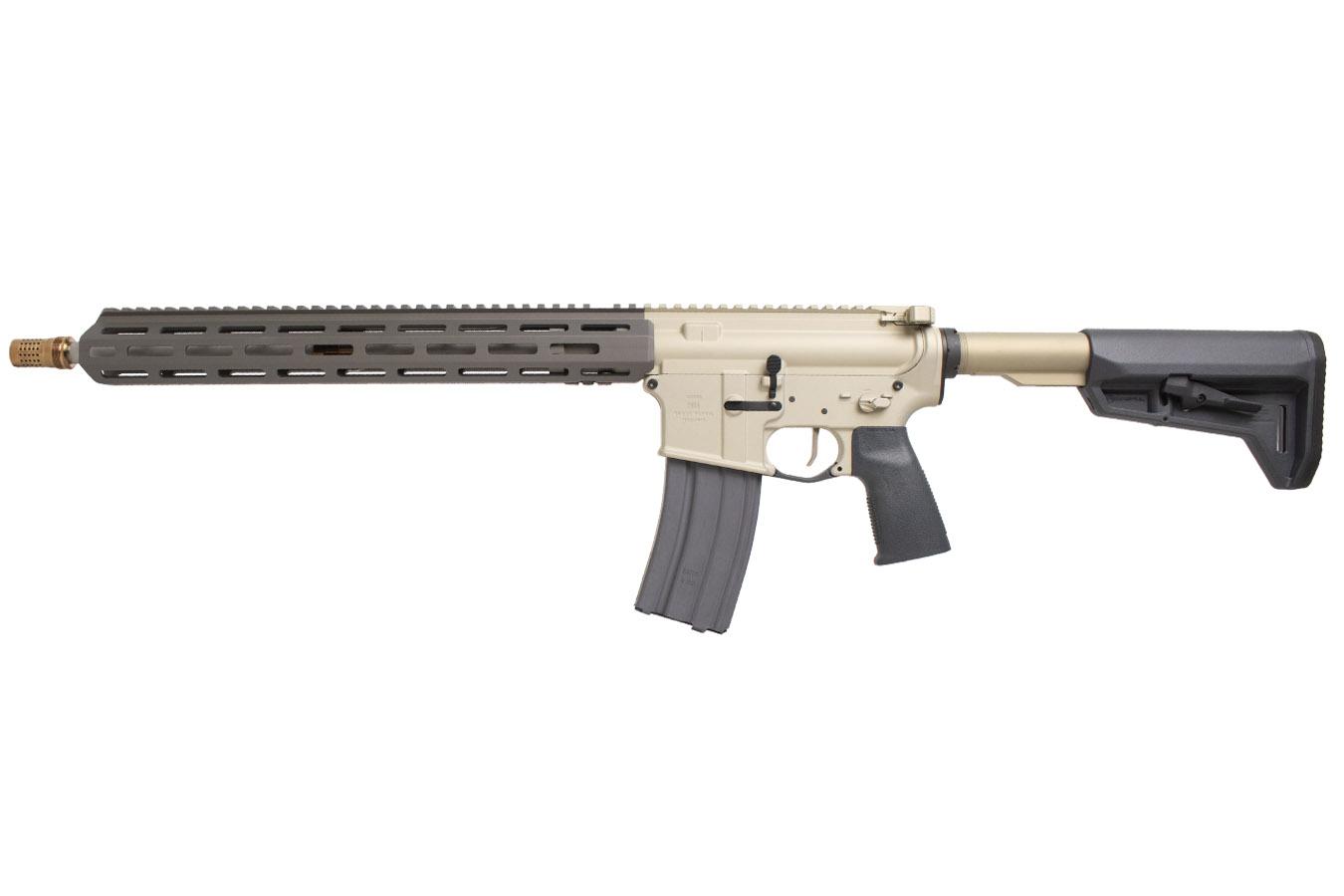 Q Sugar Weasel 5.56mm AR Rifle with FDE Receiver and Cherry Bomb Muzzle Brake