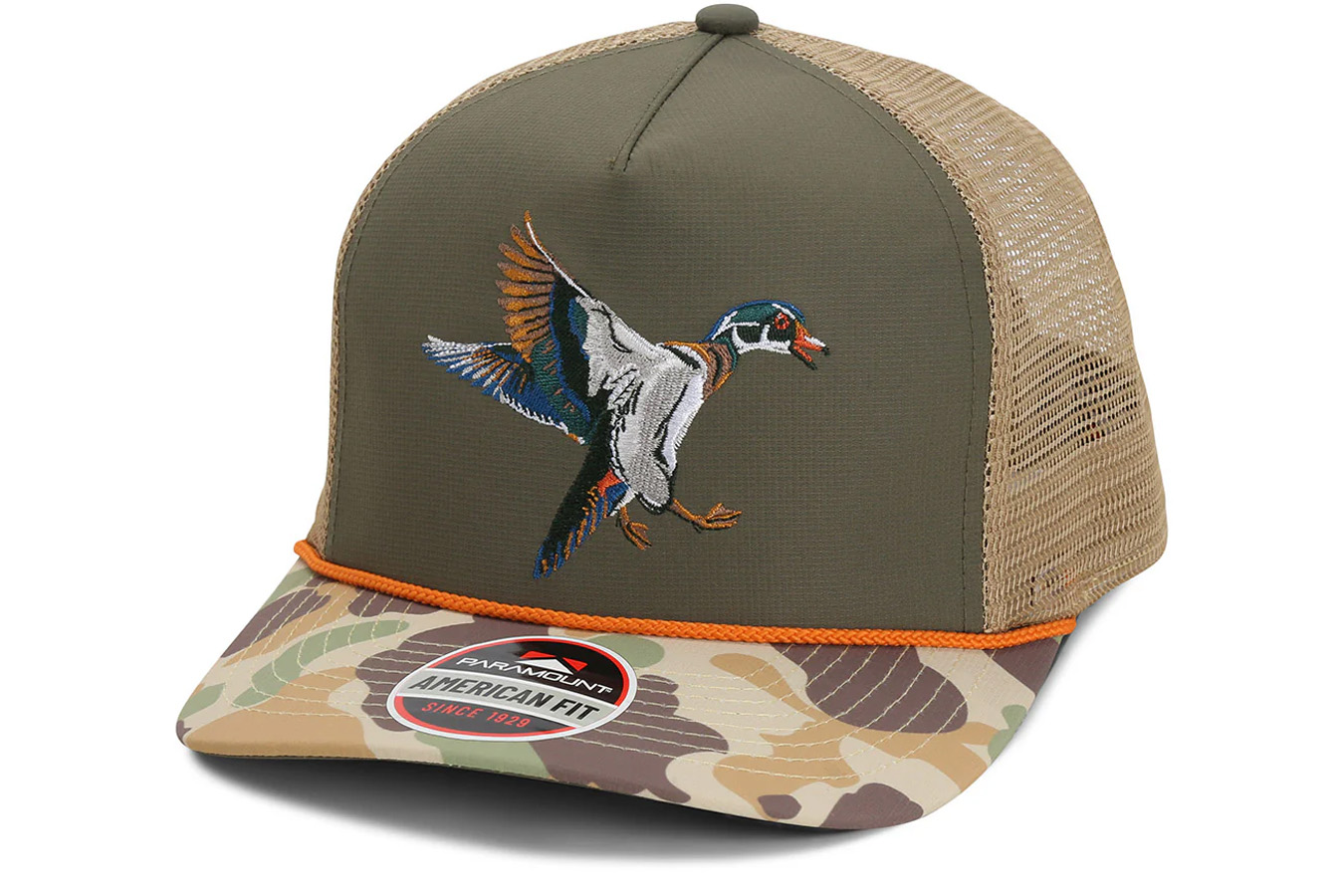 PARAMOUNT APPAREL Wood Duck 5-Layer Rope Hat