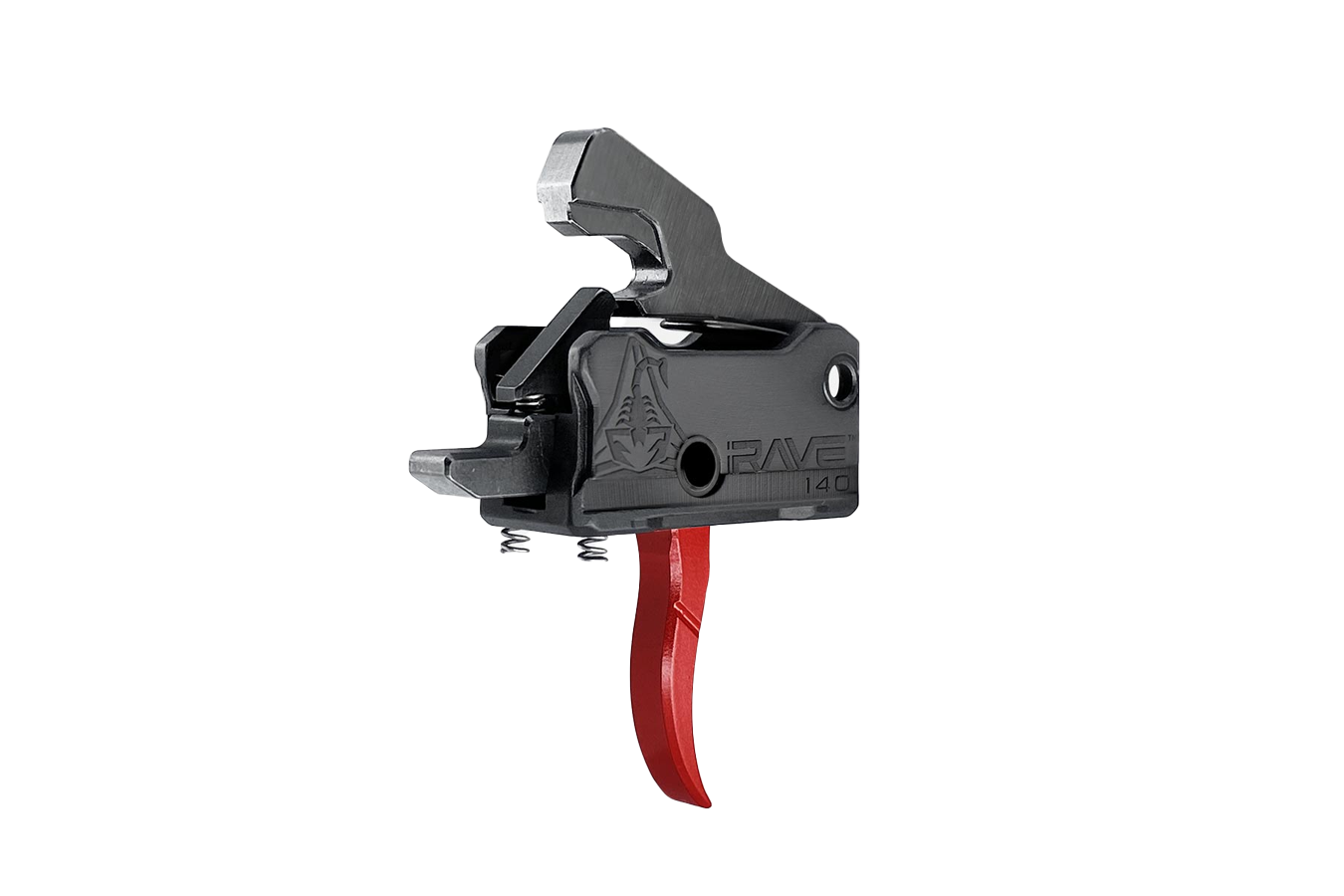 RISE ARMAMENT RAVE 140 Curved Super Sporting Trigger - Red