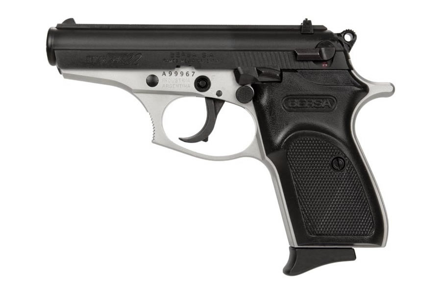 BERSA Thunder 22 Duo-Tone 22LR Pistol with Matte/Nickel Finish
