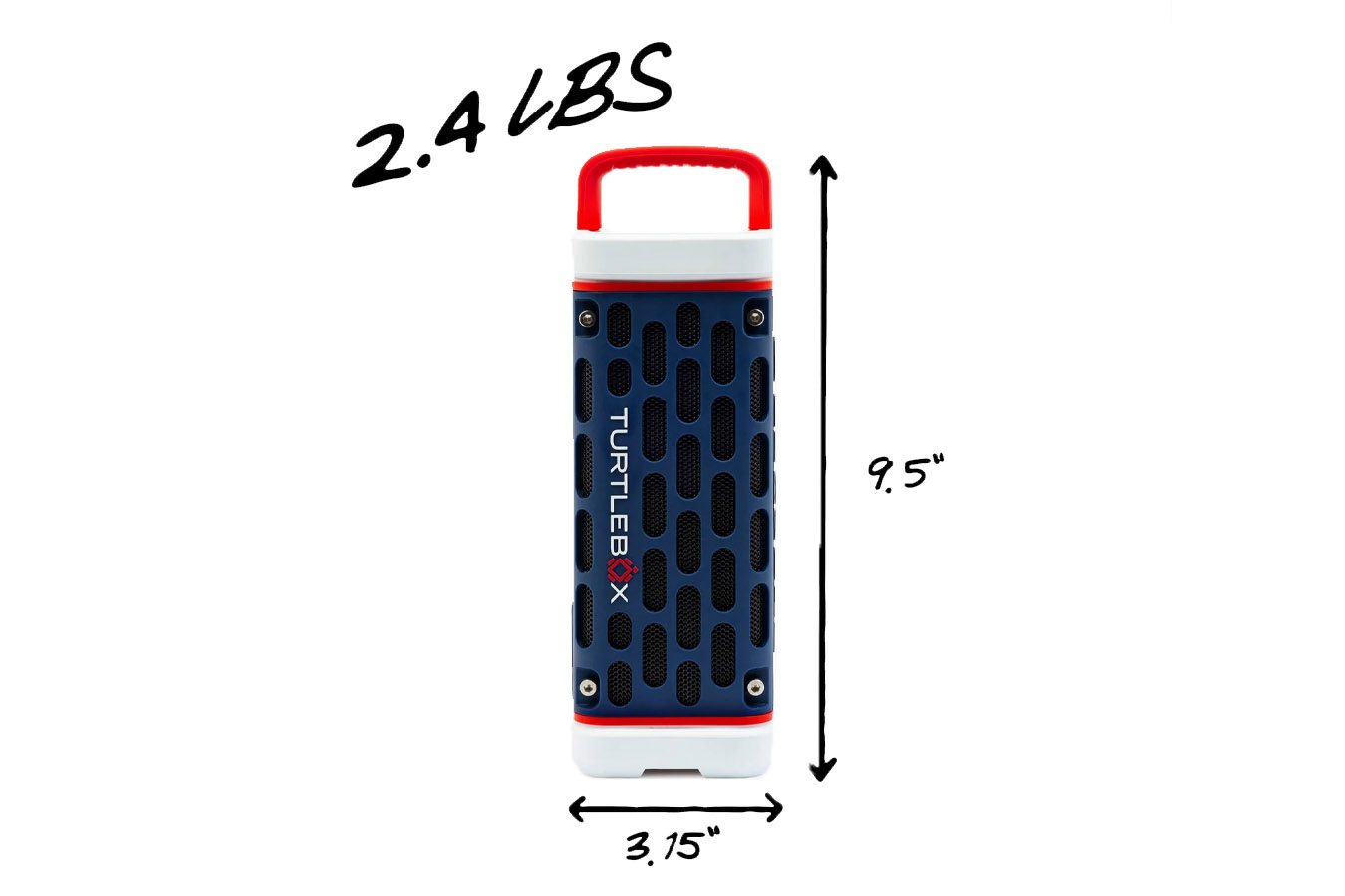 TURTLEBOX Ranger Speaker Red White and Blue
