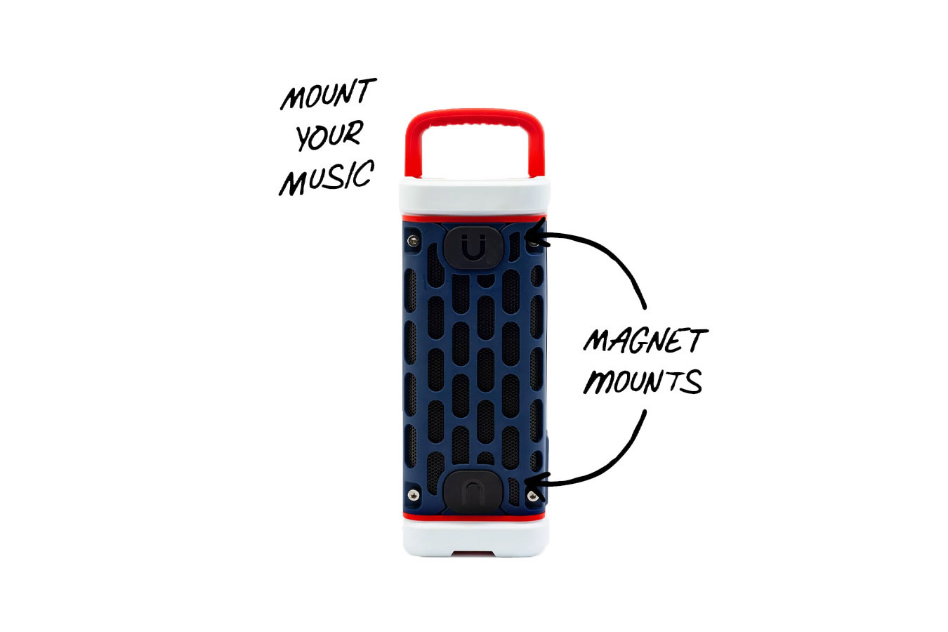 TURTLEBOX Ranger Speaker Red White and Blue