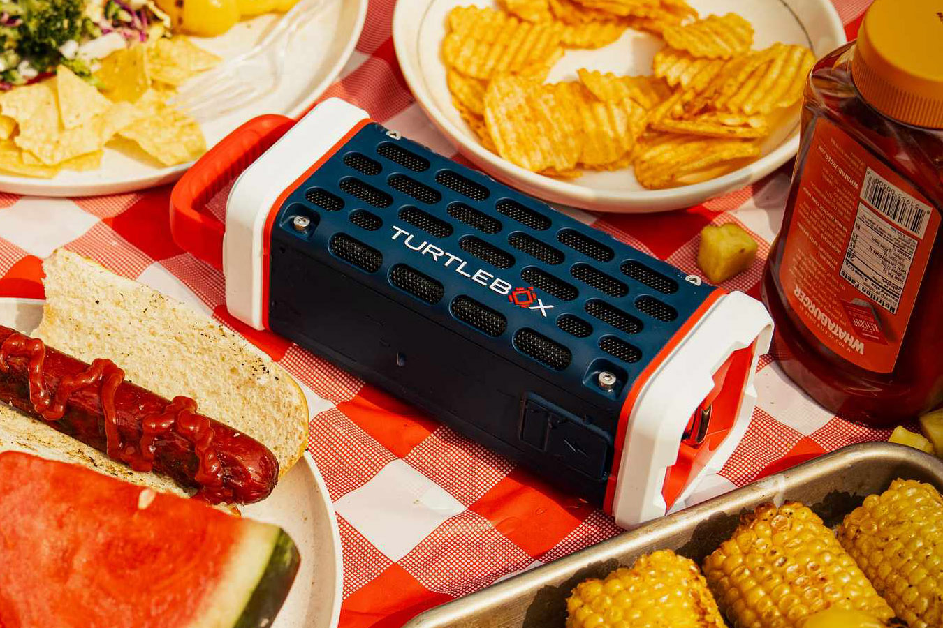 TURTLEBOX Ranger Speaker Red White and Blue