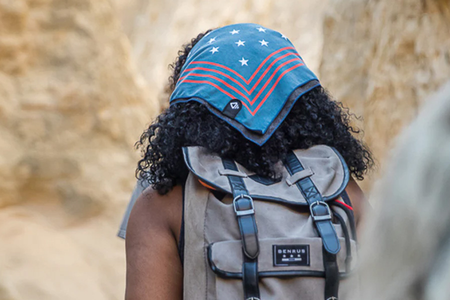 NOMADIX Bandana Towel: Liberty Navy
