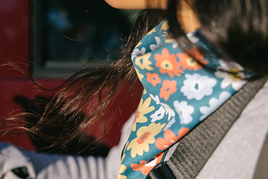NOMADIX Bandana Towel: Spring Flowers