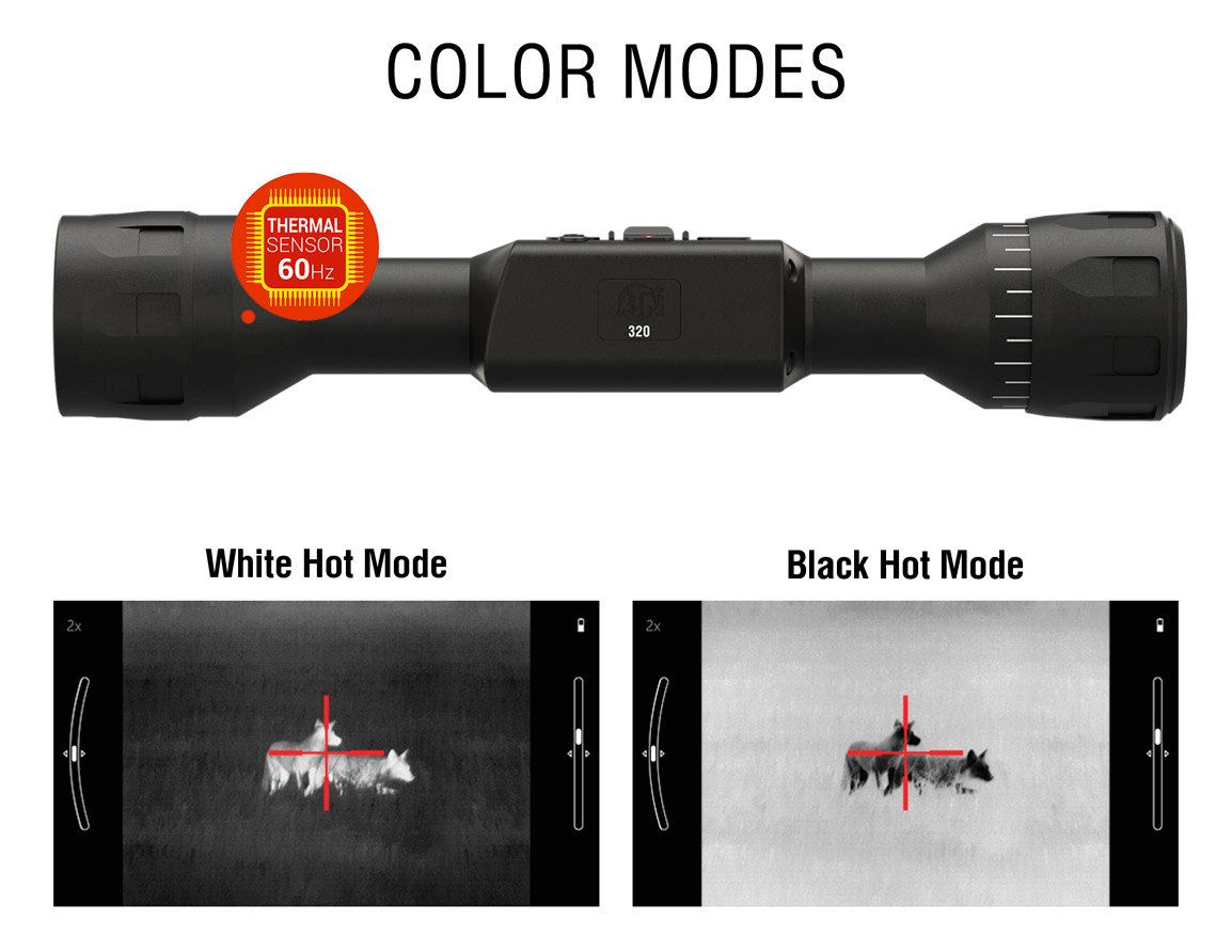 ATN ThOR LT 2x-4x Thermal Rifle Scope