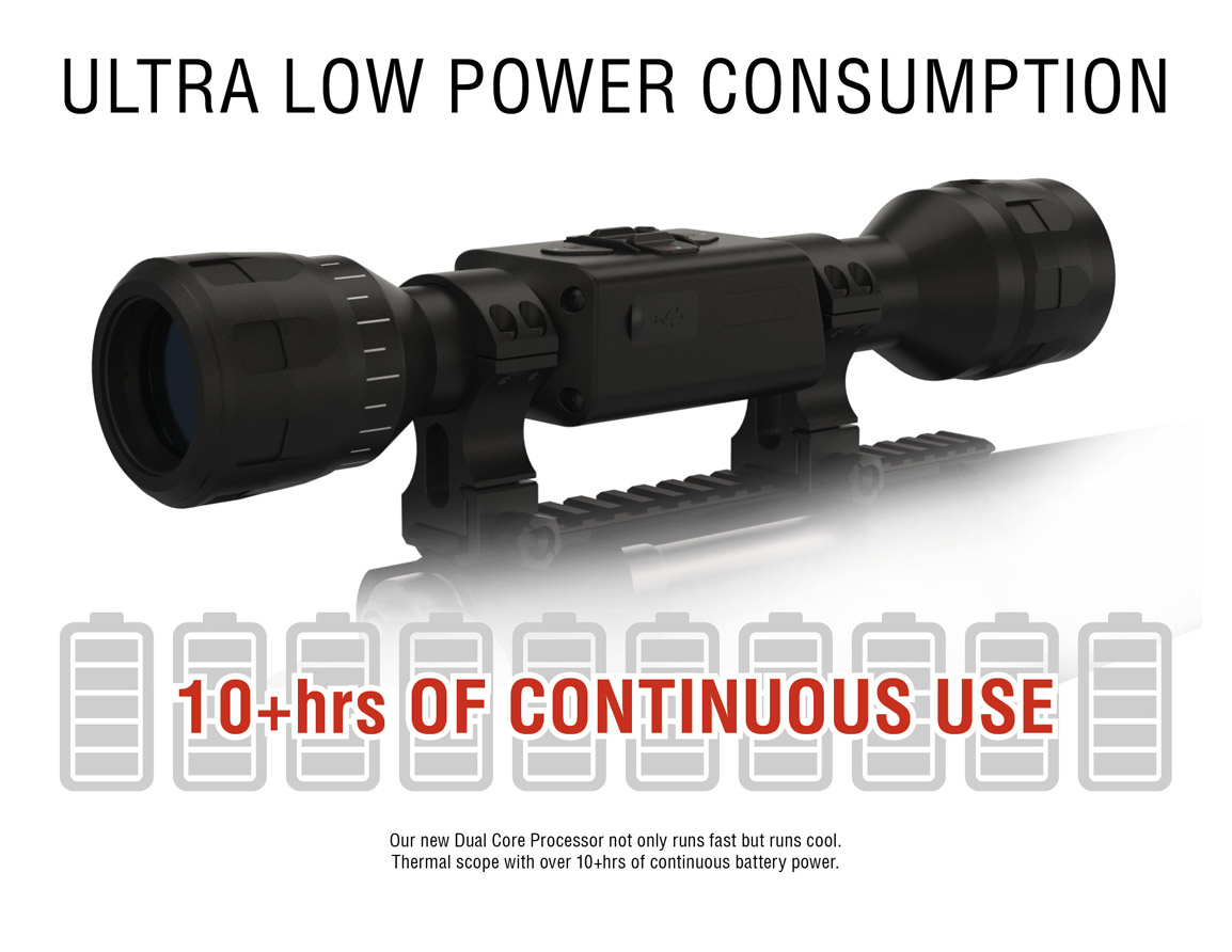 ATN ThOR LT 2x-4x Thermal Rifle Scope