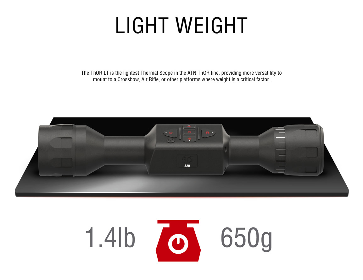 ATN ThOR LT 2x-4x Thermal Rifle Scope