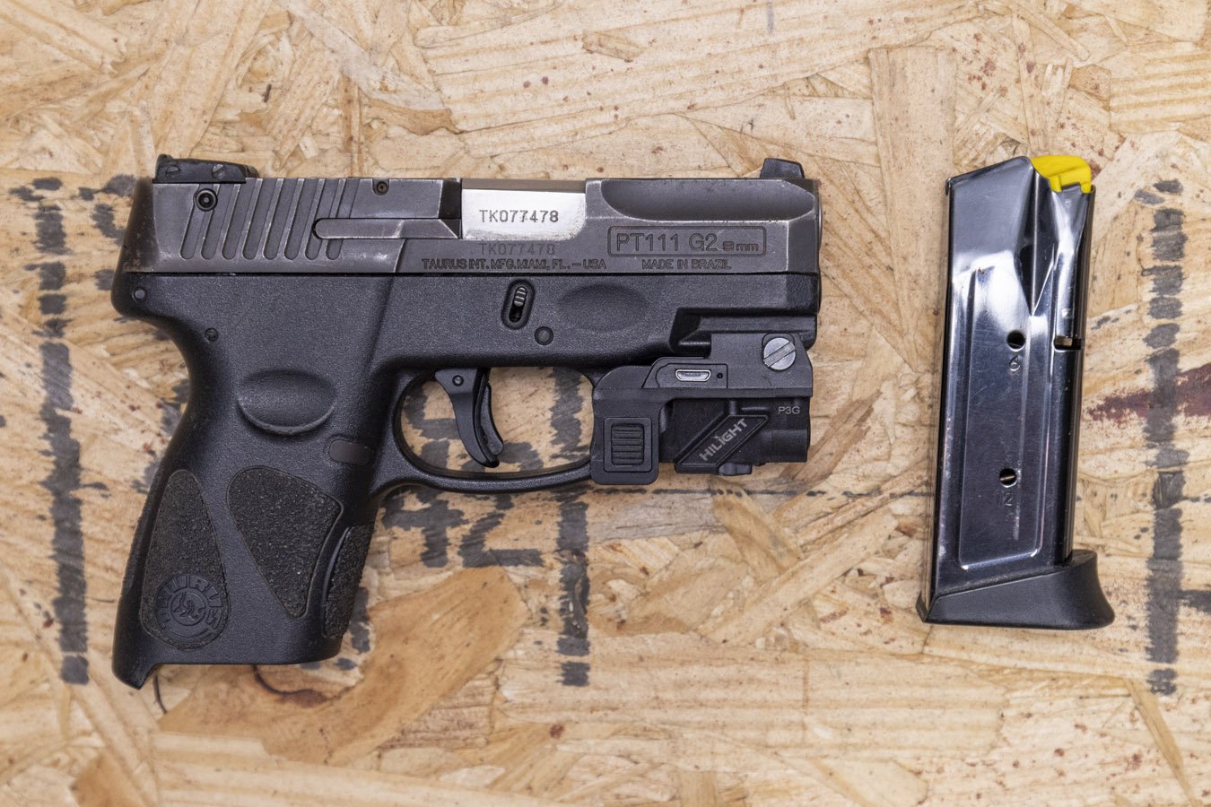 TAURUS Millennium G2 PT111 9mm Police Trade-In Pistol with Laser