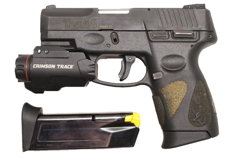 TAURUS G2C 9mm Police Trade-in Pistol with Crimson Trace Laser