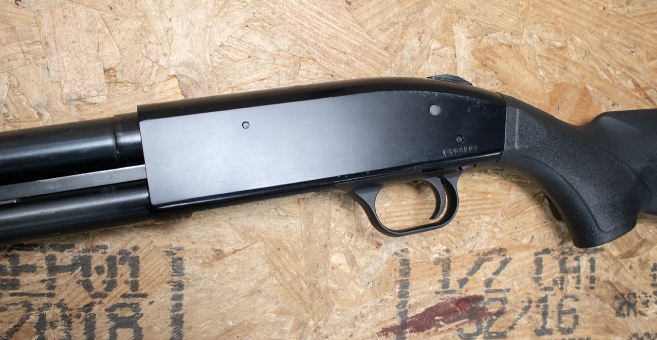 MOSSBERG 500 12 Gauge Police Trade-In Shotgun with Synthetic Stock