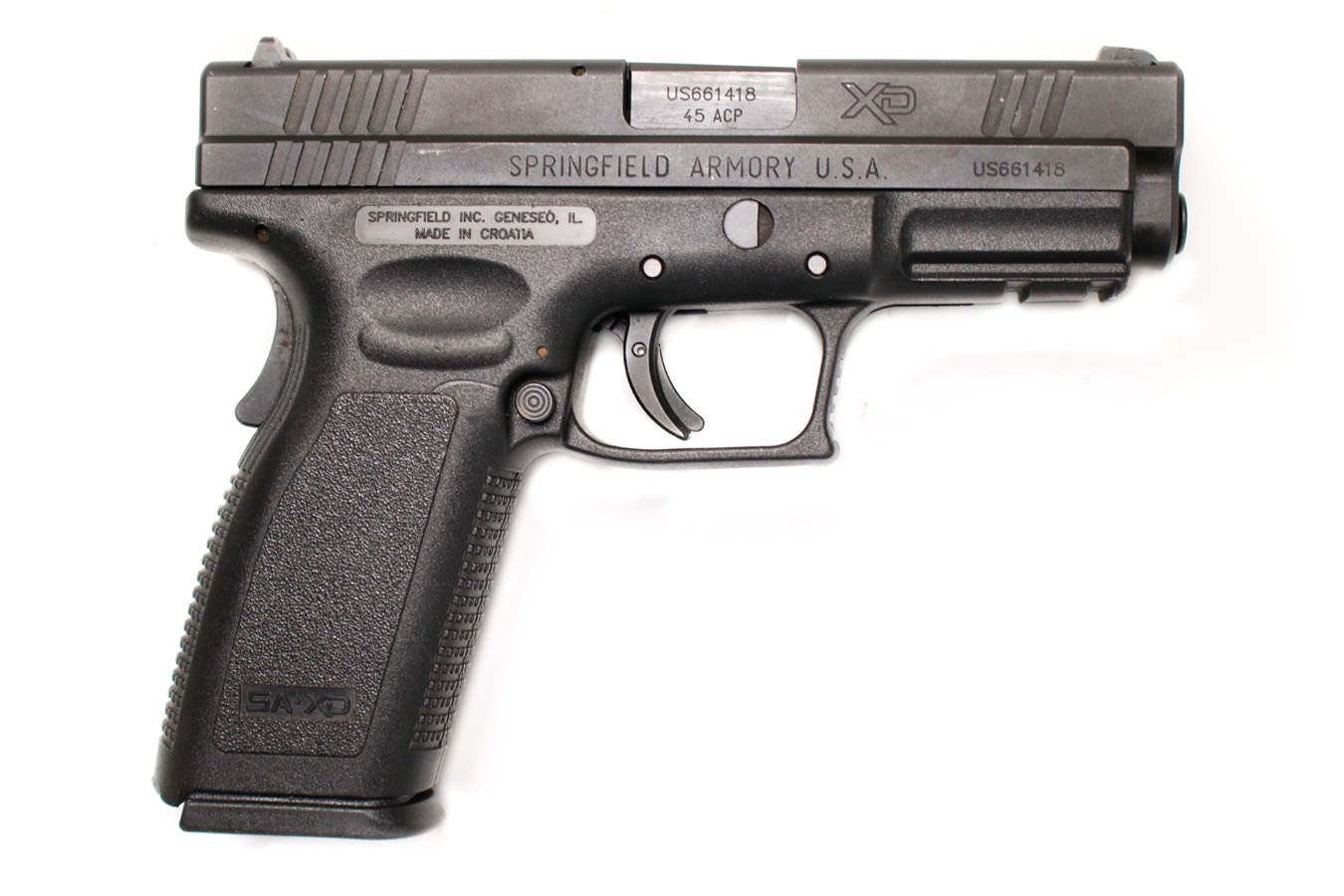 SPRINGFIELD XD-45 45 ACP Used Police Trade-In Pistol