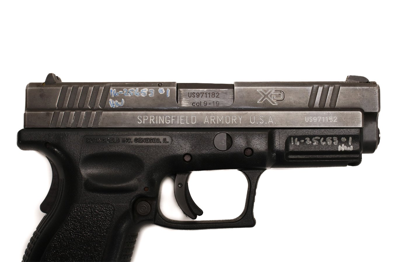 SPRINGFIELD XD-9 9mm Police Trade-In Pistol